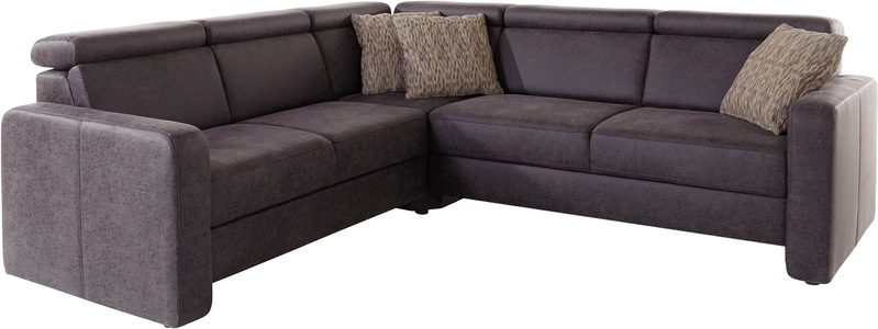sit&more Ecksofa »Bologna«, inklusive Kopfteilverstellung und Federkern, wahlweise mit Bettfunktion und Schubkasten
