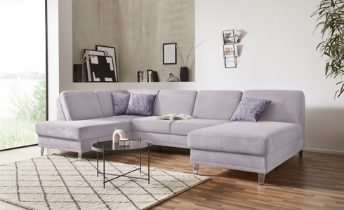 sit&more Wohnlandschaft »Clio V«, wahlweise mit Bettfunktion und Bettkasten, inklusive Federkern