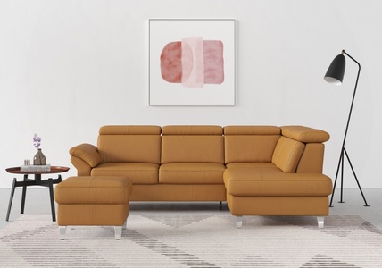 sit&more Ecksofa, inklusive Kopfteilverstellung und Federkern