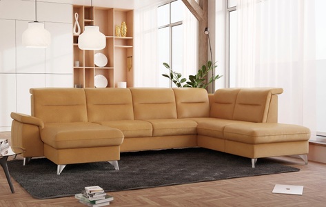SCHÖNER WOHNEN LAMINAT, SCHÖNER WOHNEN LAMINAT Wohnlandschaft, wahlweise mit motorischer Relaxfunktion, sit&more Wohnlandschaft »Astoria U-Form«, wahlweise mit motorischer Relaxfunktion