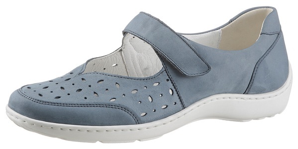 Waldläufer, Waldläufer Ballerina »HENNI«, mit Perforation, H-Weite, 