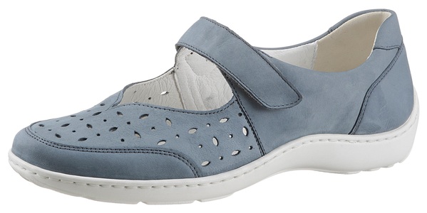 Waldläufer, Waldläufer Ballerina »HENNI«, mit Perforation, H-Weite, 
