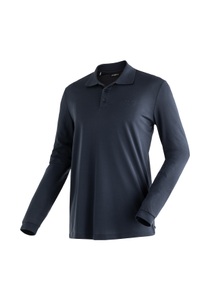 Maier Sports Poloshirt »Ulrich L/S«, Herren Langarmshirt mit Hemdkragen