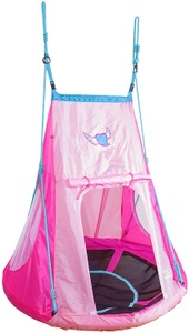 HUDORA, Hudora ® Nestschaukel mit Zelt, Heart 110, HUDORA - Nestschaukel mit Zelt Heart 110, 0