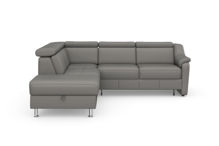 sit&more Ecksofa »Freetown«, inklusive Kopfteilverstellung und komfortablem Federkern, wahlweise mit Bettfunktion und Stauraum
