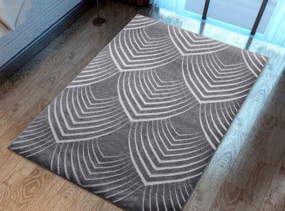 HOME AFFAIRE, Home affaire Teppich »Vilaine«, rechteckig, Uni Farben, modernes Design, Hoch-Tief Effekt, Wohnzimmer, Home affaire Teppich »Vilaine«, rechteckig, 7 mm Höhe, Uni Farben, modernes Design, Hoch-Tief Effekt, Wohnzimmer