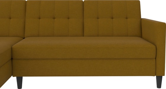 Dorel Home, Dorel Home Ecksofa »Hartford«, mit Bettfunktion und Stauraum, Recamiere beidseitig montierbar, Dorel Home Ecksofa »Hartford II« mit Bettfunktion und Stauraum, Recamiere beidseitig montierbar