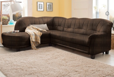 HOME AFFAIRE, Home affaire Ecksofa »Camelita«, wahlweise mit Bettfunktion, 