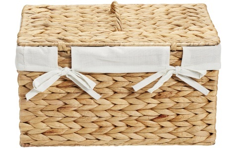 Diaqua, Diaqua Aufbewahrungsbox Romance 35 x 20 x 20 cm, Nature, diaqua® Aufbewahrungskorb »Romance 35 x 20 x 20 cm, Nature«
