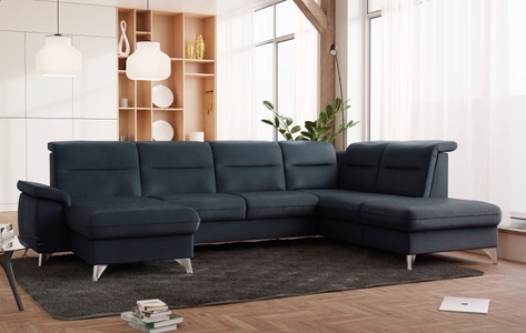 SCHÖNER WOHNEN LAMINAT, SCHÖNER WOHNEN LAMINAT Wohnlandschaft, wahlweise mit motorischer Relaxfunktion, sit&more Wohnlandschaft »Astoria U-Form«, wahlweise mit motorischer Relaxfunktion