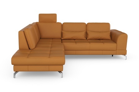 sit&more Ecksofa »Bendigo V«, inklusive Sitztiefenverstellung, Bodenfreiheit 12 cm, wahlweise in 2 unterschiedlichen Fussfarben