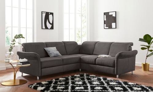 sit&more Ecksofa, inklusive Federkern, wahlweise mit Kopfteilverstellung, Bettfunktion und Schubladenstauraum