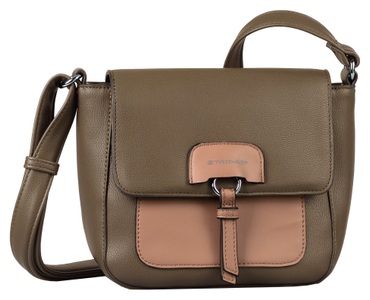 Tom Tailor, TOM TAILOR Umhängetasche »BONNIE Flap bag M no zip«, mit Reissverschluss-Rückfach, TOM TAILOR Umhängetasche »BONNIE Flap bag M no zip«, mit Reissverschluss-Rückfach