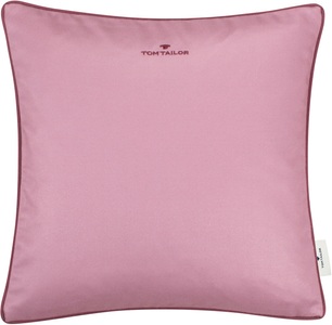 Tom Tailor, TOM TAILOR Kissenhülle »Dove Signature«, (1 St.), Tom Tailor Kissenhülle , T-Dovesignature75350-074-40-40 , Rosa, Altrosa, Mauve , Textil , Uni , 40 cm , hochwertige Qualität , 003021128909
