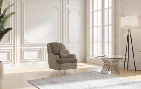 sit&more Sessel »Orient 10 V«, inkl. 1 Zierkissen mit Strass-Stein, goldfarbenfabene Metallfüsse