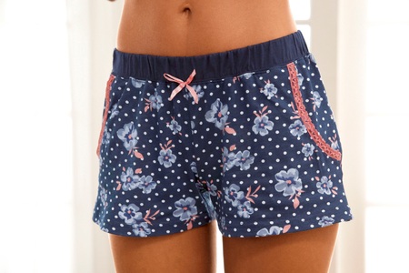 H.I.S, H.I.S Shorty, mit Spitzendetails, H.I.S Shorty, (2 tlg., 1 Stück), mit Spitzendetails