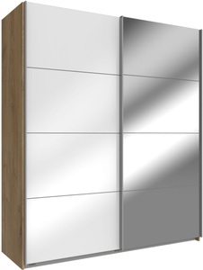 Wimex, Wimex Schwebetürenschrank »Easy«, mit Glas und Spiegel, Wimex Schwebetürenschrank »Easy«, mit Glas und Spiegel