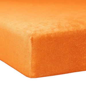 TRAUMSCHLAF, TRAUMSCHLAF Spannbettlaken »Flausch Frottee«, (1 St.), flauschig weich, elastisch und anschmiegsam, 