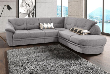 SIT&MORE, sit&more Ecksofa, sit&more Ecksofa »Savoni L-Form«, wahlweise mit Bettfunktion