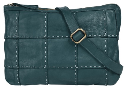 SAMANTHA LOOK, Samantha Look Umhängetasche, (1 tlg.), echt Leder, Made in Italy, Samantha Look Umhängetasche, echt Leder, Made in Italy