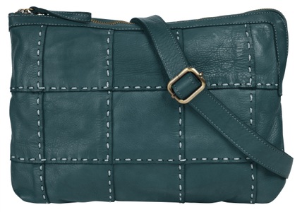 SAMANTHA LOOK, Samantha Look Umhängetasche, (1 tlg.), echt Leder, Made in Italy, Samantha Look Umhängetasche, echt Leder, Made in Italy