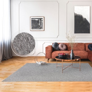 Paco Home Teppich »Barcelona 610«, rechteckig, Kurzflor, meliert, strapazierfähige Qualität, Wohnzimmer