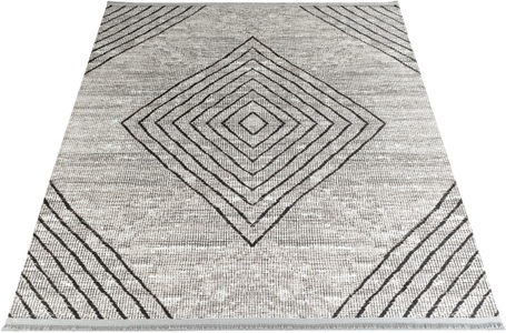 Sehrazat, Sehrazat Teppich »EFE 1010«, rechteckig, 5 mm Höhe, Wohnzimmer, Flachwebteppich, Scandi Style, Sehrazat Teppich »EFE 1010«, rechteckig, 5 mm Höhe, Wohnzimmer, Flachwebteppich, Scandi Style
