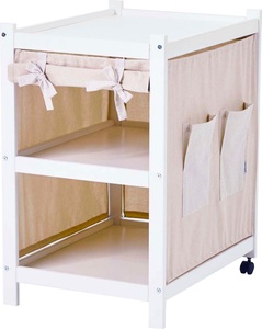 Hoppekids, Hoppekids Wickelkommode »IDA-MARIE«, mit Rollen, wahlweise mit Auflage und Vorhang, 73 cm, 