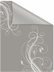 LICHTBLICK ORIGINAL, LICHTBLICK ORIGINAL Fensterfolie "Floral" 1 Stk. blickdicht strukturiert Klebepunkte selbstklebend, Sichtschutz