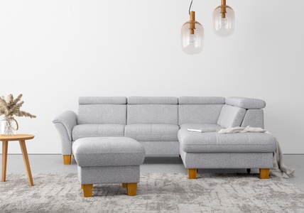 HOME AFFAIRE, Home affaire Ecksofa »Lindgren«, wahlweise mit TV-Funktion, Stauraum und Kopfteilverstellung, Home affaire Ecksofa »Lindgren L-Form«, wahlweise mit TV-Funktion, Stauraum und Kopfteilverstellung