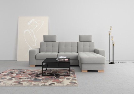 sit&more Ecksofa, wahlweise mit Bettfunktion und Bettkasten
