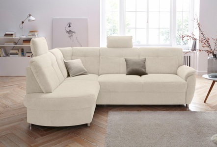 SIT&MORE, sit&more Ecksofa, sit&more Ecksofa »Sonoma L-Form«, wahlweise mit Bettfunktion und Bettkasten