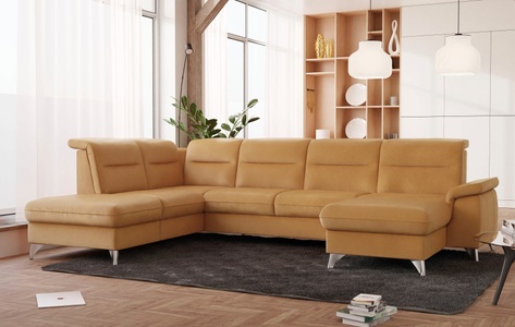 SCHÖNER WOHNEN LAMINAT, SCHÖNER WOHNEN LAMINAT Wohnlandschaft, wahlweise mit motorischer Relaxfunktion, sit&more Wohnlandschaft »Astoria U-Form«, wahlweise mit motorischer Relaxfunktion