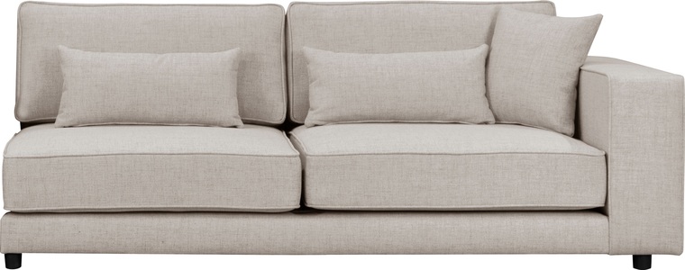 GOODproduct, GOODproduct Ecksofa »Grenette«, freistehend oder als Teil des Modulsofas,im Baumwoll-/Leinenmix oder umweltschoned aus recycelten Stoffen, Federkern, GOODproduct Ecksofa »Grenette«, frei oder als Teil des Modulsofas, Baumwollmix oder recycelte Stoffe
