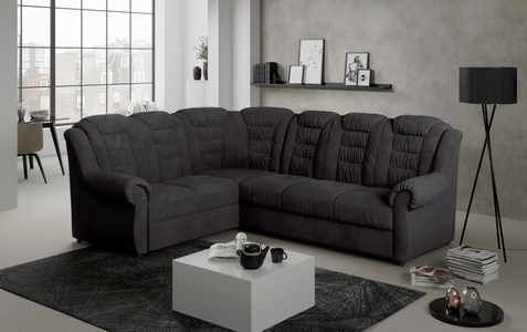 HOME AFFAIRE, Home affaire Ecksofa »Boston L-Form«, Gemütliches Ecksofa mit hoher Rückenlehne in klassischem Design, Home affaire Ecksofa »Boston L-Form«, mit hoher Rückenlehne, optional mit Bettfunktion und Stauraum