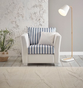 Home affaire Sessel »CALIFORNIA«, maritimer Landhausstil, Sessel mit Holzfüssen Weiss lackiert