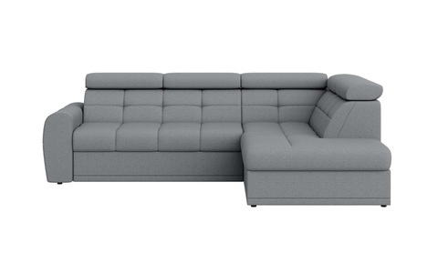 PLACES OF STYLE, Places of Style Ecksofa »FERMATA L-Form, ausziehbar zur Schlaffunktion, mit grossem Bettkasten«, mit verstellbaren Kopfstützen, moderne Steppung, Places of Style Ecksofa »FERMATA L-Form, ausziehbar zur Schlaffunktion, mit grossem Bettkasten«, mit verstellbaren Kopfstützen, moderne Steppung