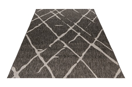 Obsession Teppich »My Tallinn 540«, rechteckig, Flachgewebe, modernes Rauten Muster, In- und Outdoor geeignet