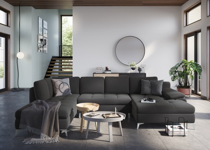 sit&more Wohnlandschaft, mit Recamiere, wahlweise mit Bettfunktion und Bettkasten