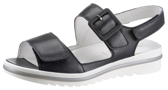Waldläufer, Waldläufer Riemchensandale »HAKURA«, mit profilierter Laufsohle, Weite H, Waldläufer Riemchensandale »HAKURA«, Sommerschuh, Sandalette, Keilabsatz, mit Profilsohle, Weite H