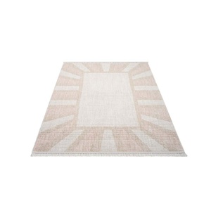 Carpet City Teppich »CLASICO 9152«, rechteckig, Kurzflor, Fransen, Bordüre, Boho-Stil, Wohnzimmer