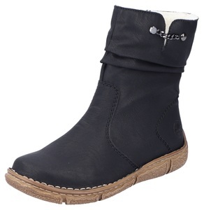 Rieker, Rieker Winterboots, mit kontrastfarbener Rahmennaht, Rieker Winterboots, mit kontrastfarbener Rahmennaht