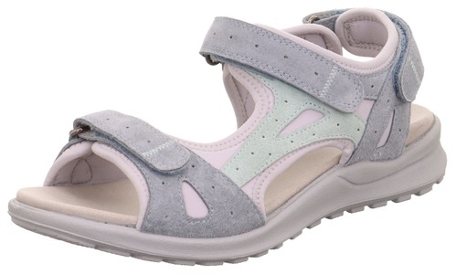 undefined, Legero Sandalette für Damen aus weichem Leder pistazie, 37, Legero Sandalette für Damen aus weichem Leder himmelblau