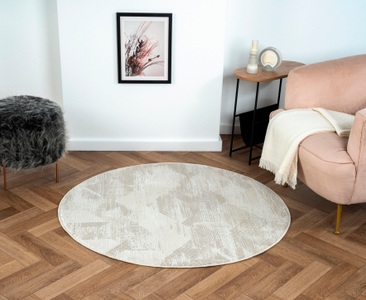 Myflair Möbel & Accessoires Teppich »My Life«, rund, Kurzflor, Retro-Style, besonders weich durch Microfaser