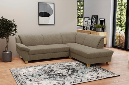Home affaire Ecksofa »Yesterday«, wahlweise mit Bettfunktion, auch in Cord