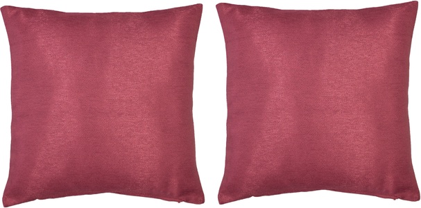 Home Basics, Home Basics Dekokissen »BIG JOHN«, (2 St.), mit Füllung und Reissverschluss, Home Basics Dekokissen »BIG JOHN«, Kissenhüllen mit Füllung und Reissverschluss