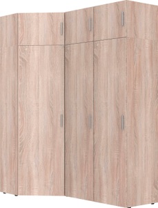 Wimex, Wimex Schranksystem »Münster«, (Spar-Set, 6tlg: Eckschrank+ 2 Schränke 40cm breit+ 3 Aufsatzmodule), Mehrzweckschrank, Wimex Schranksystem »Münster«, (Spar-Set, 6tlg: Eckschrank+ 2 Schränke 40cm breit+ 3 Aufsatzmodule), Mehrzweckschrank