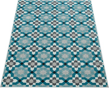 PACO HOME, Paco Home Teppich »Charleroi 492«, rechteckig, 3 mm Höhe, 3D-Design, Motiv Blüten, In- und Outdoor geeignet, ideal im Wohnzimmer & Schlafzimmer, Paco Home Teppich »Charleroi 492«, rechteckig, 3 mm Höhe, 3D-Design, Motiv Blüten, In- und Outdoor geeignet