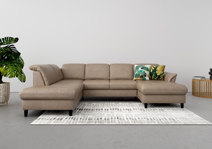sit&more Wohnlandschaft, wahlweise mit Kopfteilverstellung, Bettfunktion und Stauraum