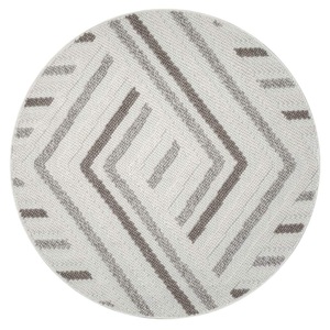 Carpet City Teppich »LINDO 7590«, rund, Kurzflor, Hochtief-Muster/ 3D-Effekt, Boho-Stil, Wohnzimmer